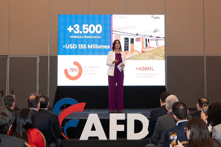 La presidenta de la Agencia Financiera de Desarrollo (AFD), Stella Guillén, presentó su Informe de Gestión 2025, destacando resultados históricos en financiamiento, inclusión financiera y desarrollo sostenible a nivel nacional.