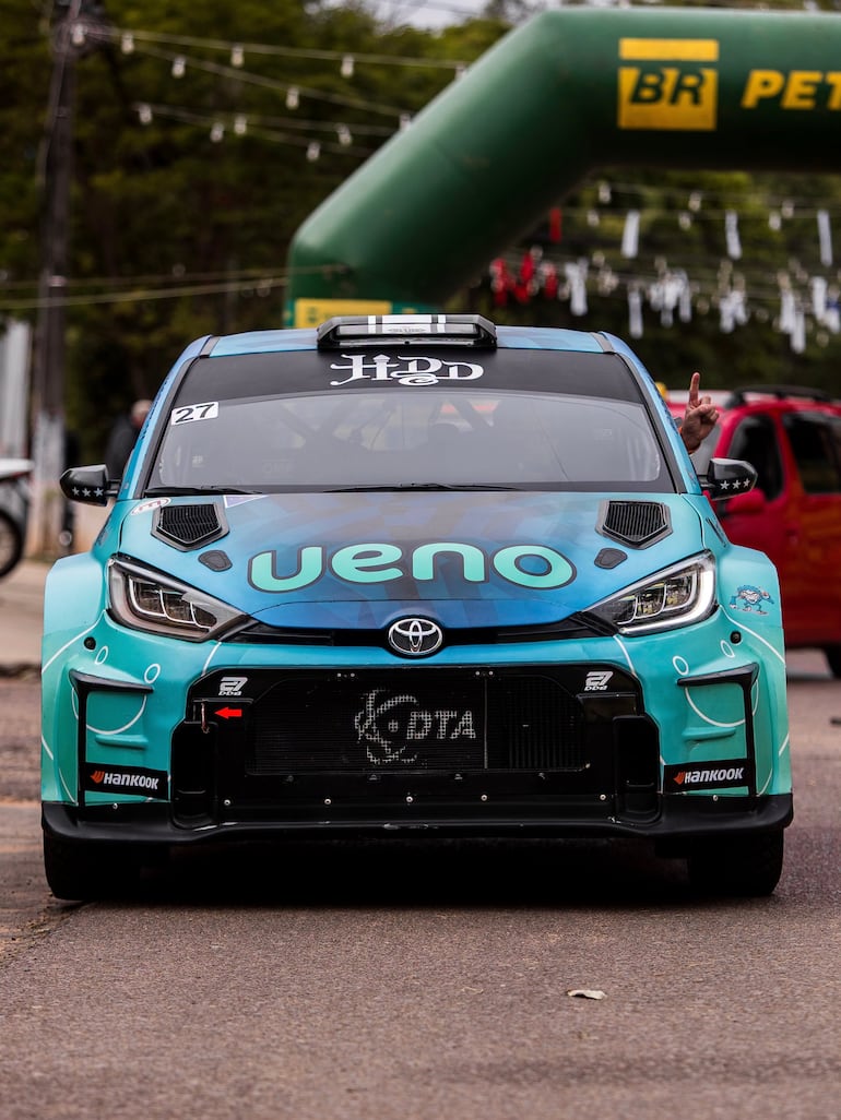 Diego Domínguez Bejarano, recién llegado de Grecia y ganador de la primera fecha en Barrero Grande, estará en carrera mañana navegado por Adolfo González, en un Toyota GR Yaris Rally2, del DTA.