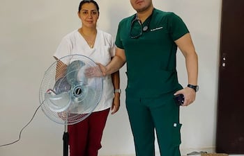 Concejal dona ventilador al Hospital de Iturbe y se desata ola de burlas
