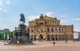 Semperoper, Dresde, Alemania.