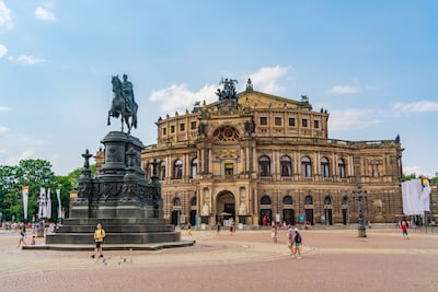 Semperoper, Dresde, Alemania.