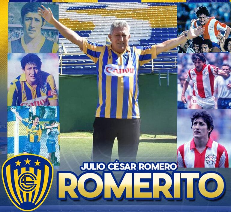 Julio Cesar Romero, uno de los máximos ídolos de la institución popular auriazul.