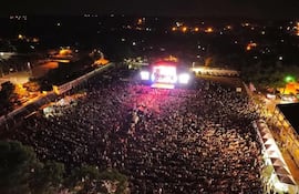 Cada año se tiene una masiva concurrencia en el emblemático festival de Piribebuy.