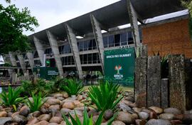 Vista del Museo de Arte Moderno (MAM), sede de la cumbre BRICS 2025 en Río de Janeiro, Brasil.