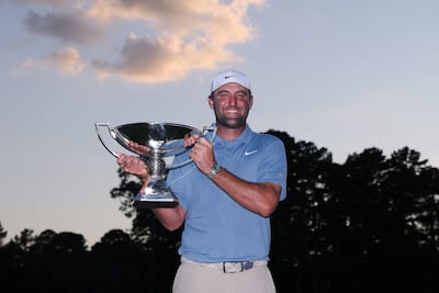 Scottie Scheffler, líder de la clasificación mundial de golf.