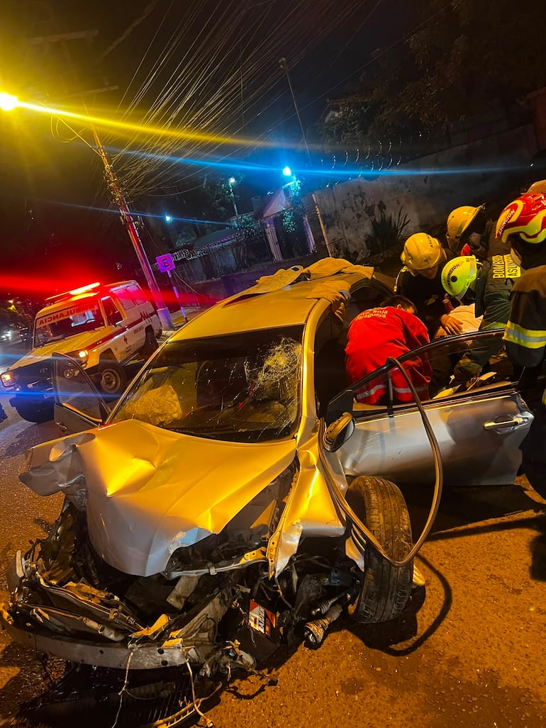 accidente fatal Asunción avenida General Santos