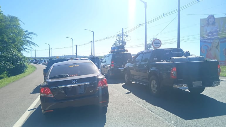 Ruta py02 Ypacaraí peaje