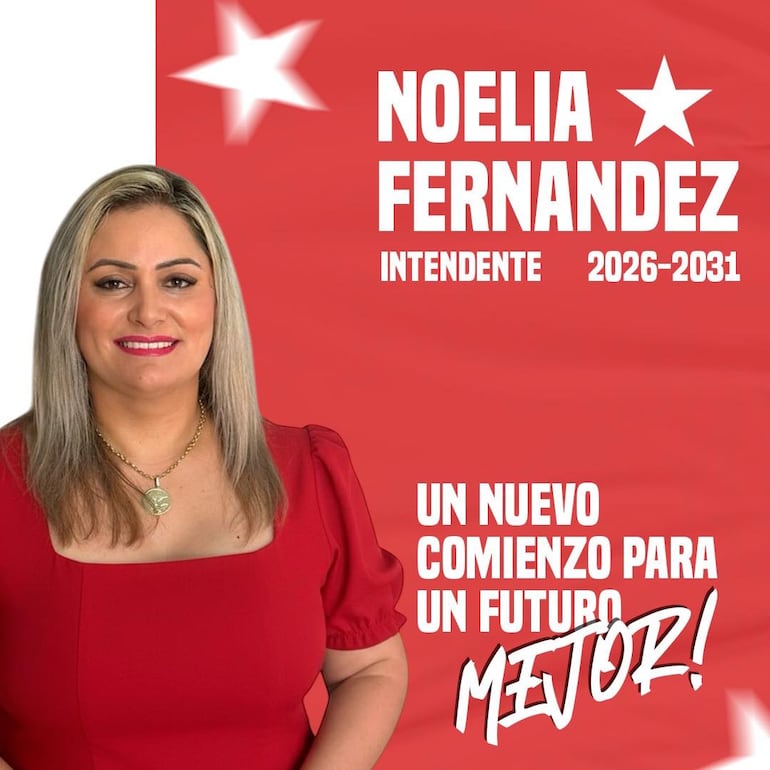 Noelia Fernández, pre-candidata colorada por la Intendencia de Santa Fe del Paraná. 