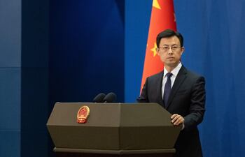 Guo Jiakun, portavoz de la Cancillería de China.