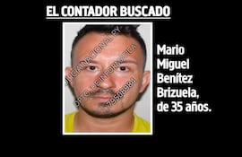 Mario Miguel Benítez Brizuela, contador buscado.
