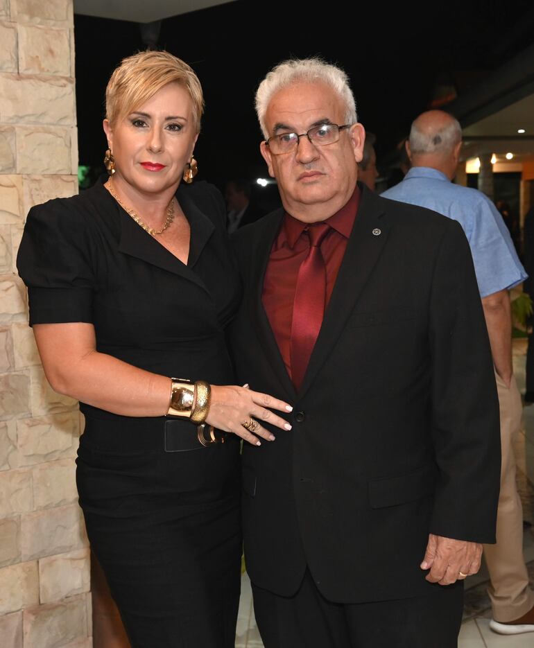 Carolina Boechi y Jesús Campos Saccarello.  