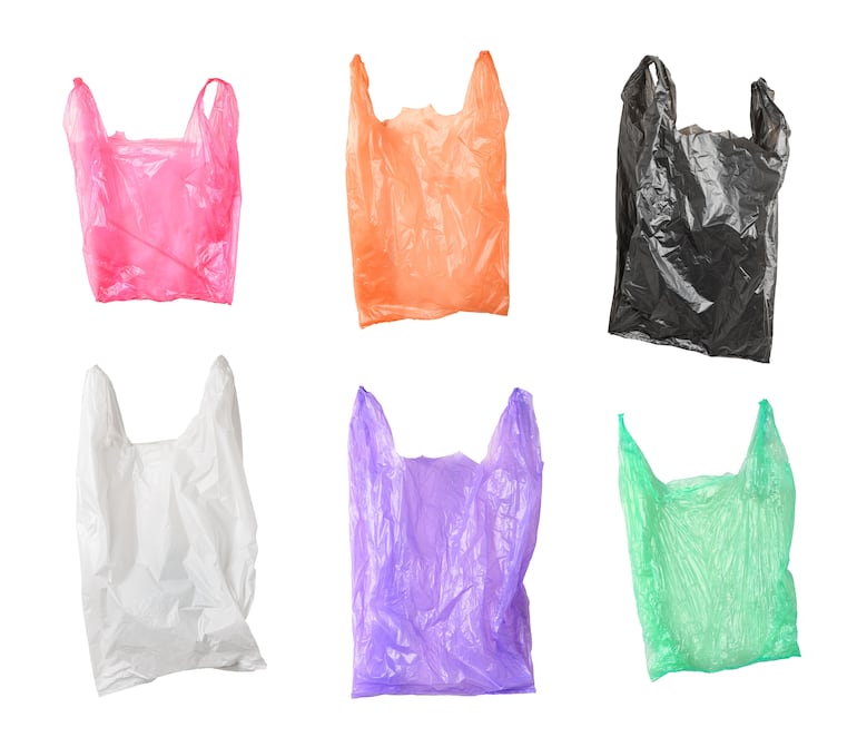 Bolsa de plástico.