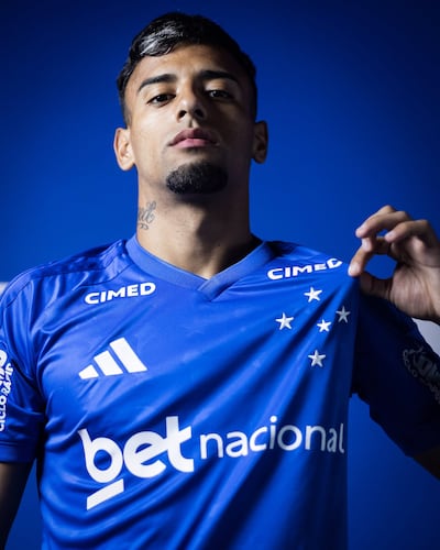 Luciano "Lucho" Rodríguez, nuevo atacante del Cruzeiro.
Foto: Gustavo Aleixo
IMPORTANTE: Imagem destinada a uso institucional e divulgação, seu uso comercial está vetado incondicionalmente por seu autor e o Cruzeiro Esporte Clube.
IMPORTANT: image intended for institutional use and distribution. Commercial use is prohibited unconditionally by its author and Cruzeiro Esporte Clube.