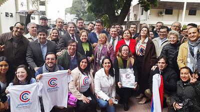 Referentes de la Concertación,  en el Tribunal Superior de Justicia Electoral.