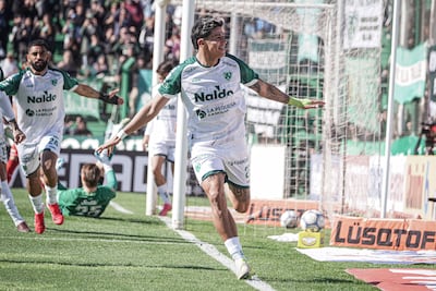 Junior Osvaldo Marabel Jara, atacante paraguayo del Sarmiento de Junín.