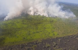 Incendio en Villa Hayes, podría haber sido provocado.