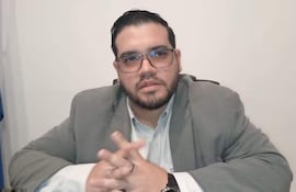 El intendente de San Roque González, Emmanuel Morán Leguizamón