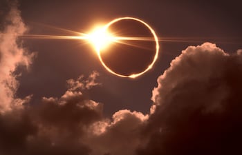 Eclipse total de sol.