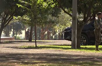 La base de la Fuerza de Tarea Conjunta (FTC), ubicada en la colonia Brítez Cue.