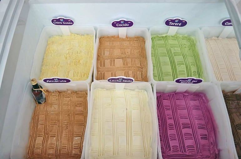 Nuevos sabores de helados.