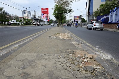 Paseos centrales en las avenidas Santa Teresa y Aviadores del Chaco dan total vergüenza.