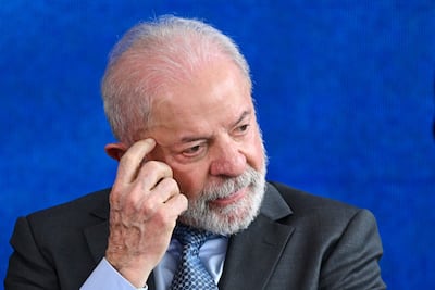 Luiz Inacio Lula da Silva, presidente de Brasil.