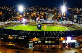 Estadio Alejandro Serrano Aguilar, sede del partido entre Deportivo Cuenca y Recoleta FC.