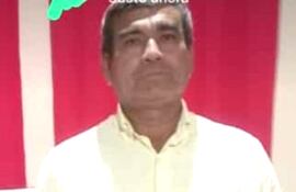 Roberto Capatay (62), poblador indigena Ishir, quièn se encuentra desaparecido desde hace 4 dias, en territorio brasileño, donde fue a trabajar en un establecimiento ganadero.