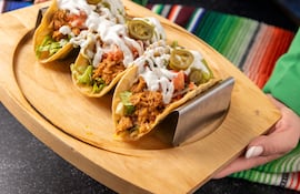 Tacos de pollo.