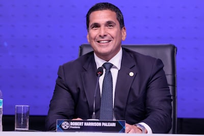 Robert Harrison, presidente de la Asociación Paraguaya de Fútbol.