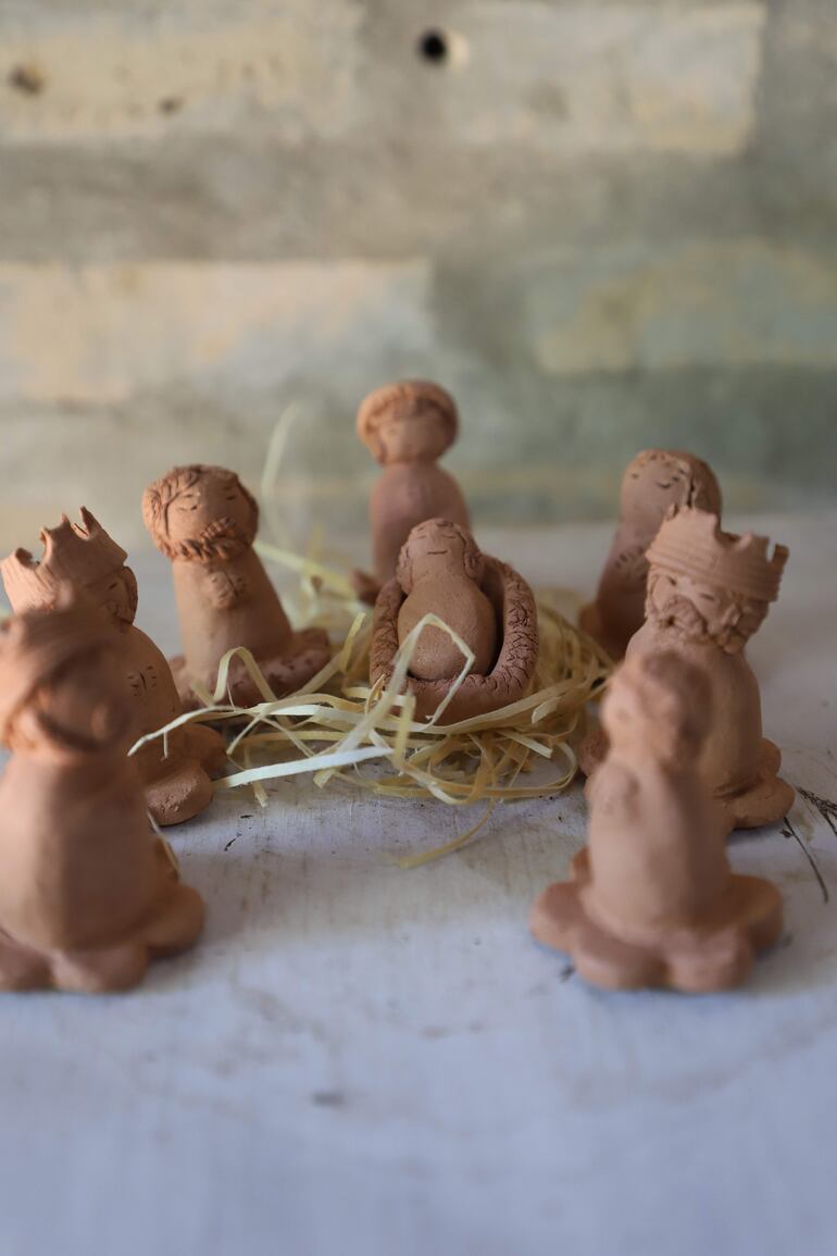 Obra única moldeada a mano.