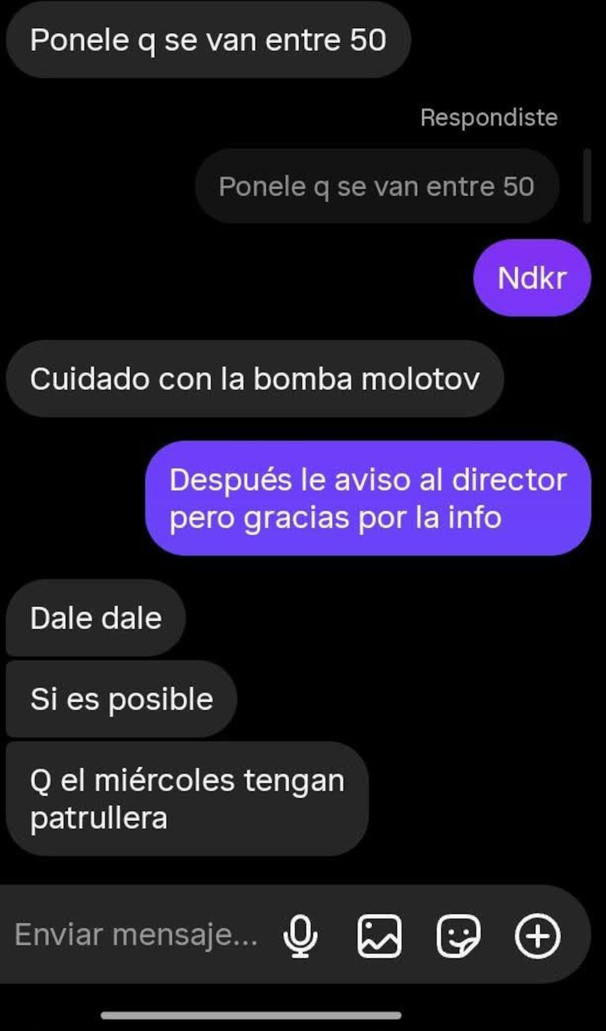 Colegio Presidente Franco suspende clases presenciales hoy ante amenazas