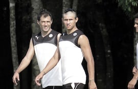 El delantero paraguayo Adam Bareiro, en su paso por Olimpia, en el que compartió plantel con su hermano, Fredy "Zorro" Bareiro.