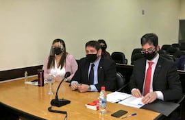 Los fiscales Alicia Sapriza, Federico Delfino y Marcelo Pecci dieron respuesta a la solicitud de la familia Denis de tener acceso a la carpeta fiscal. (Imagen de archivo).