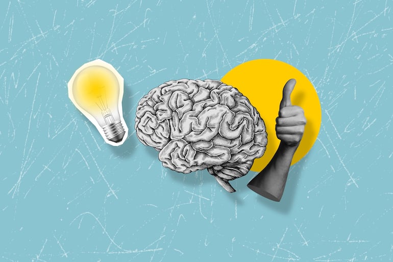 Concepto de cerebro.