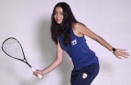 La paraguaya Fiorella Gatti estará en el Mundial de Squash en Canadá.