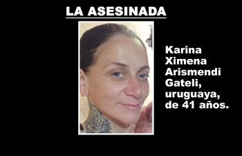 Karina Ximena Arismendi Gateli, uruguaya asesinada en Asunción.