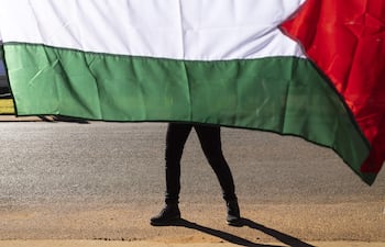 Protesters call for food aid to Gaza at UAE embassy in Pretoria