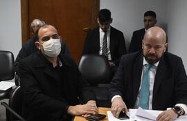 Raúl Fernández Lippmann, exsecretario del Jurado de Enjuiciamiento de Magistrados, y el Abg. Álvaro Arias.