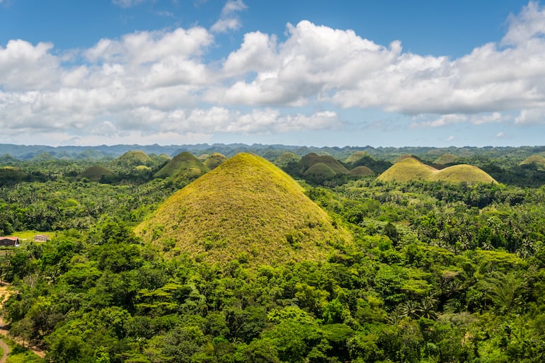 Chocolate Hills, Filipinas.