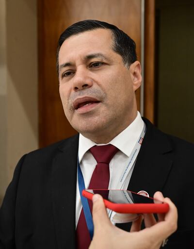 El Ing. Félix Sosa, presidente de la ANDE, en el Foro Cavialpa.