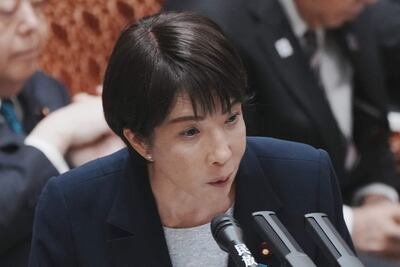  Sanae Takaichi, primera ministra de Japón. 
