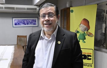 Noguerol visitó la redacción de ABC Color para hablar sobre ciberseguridad.