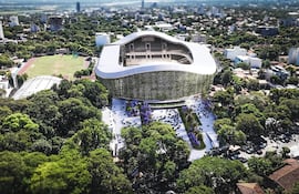 El proyecto del estadio Osvaldo Domínguez Dibb, de Olimpia, que será sede de la Copa del Mundo 2030.