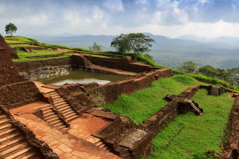 Sigiriya, Sri Lanka: la Roca del León.