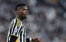Paulo Pogba, 30 años, futbolista francés de la Juventus de Italia.