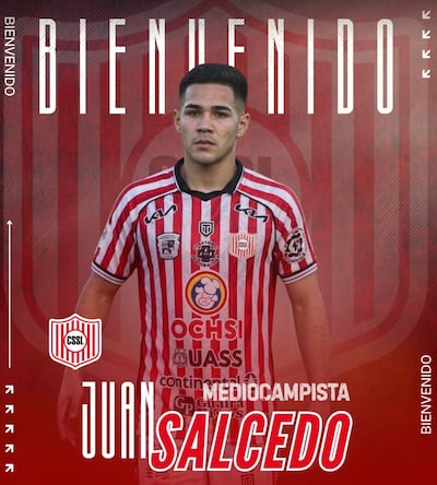 Juan Jesús Salcedo defenderá los colores del Sportivo San Lorenzo.