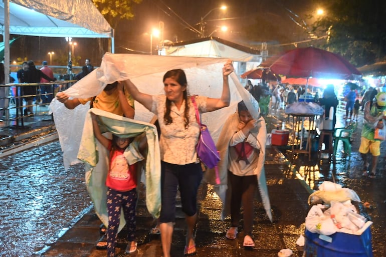 Meteorología alerta tormentas y vientos de 100 km/h para el Día de la Virgen de Caacupé