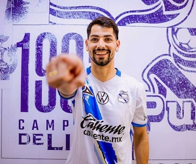 Sergio Abel Sanabria Ortega, nuevo futbolista del Puebla de México.