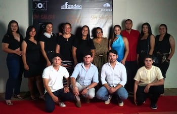 Los autores principales del cortometraje Sin Salida.